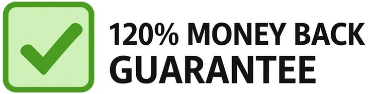 120% Money Back Guarantee