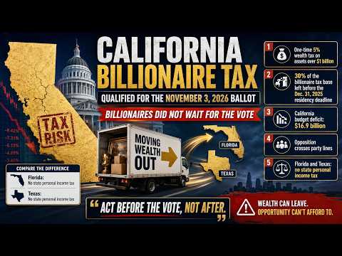 Report: Billionaire Tax Officially Heads To Nov. 3 Ballot [California Wealth Tax]