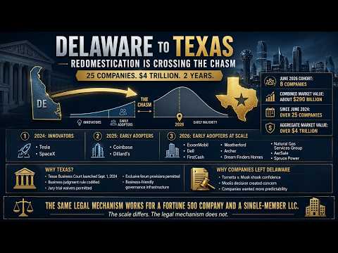 Report: #DEXIT is just getting started, and the Delaware exodus to Texas continues.