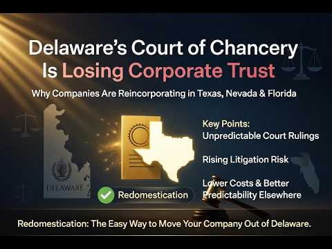 Report: Could corporate America leave Delaware behind?