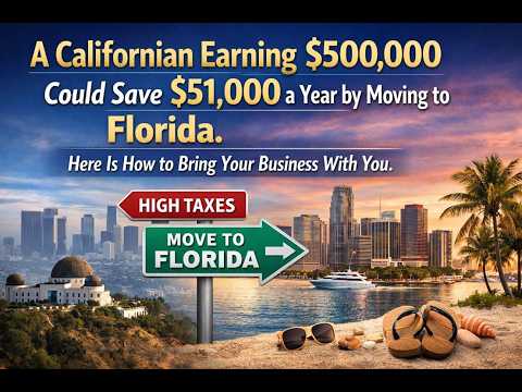 Report: Here’s How Much L.A. and Silicon Valley High-Earners Could Save by Moving to Florida