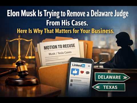 Report: Musk Seeks To Remove Delaware Judge From His Cases After She "Liked" A Post About His Trial