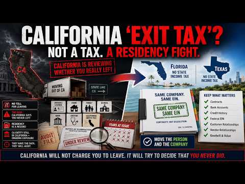 California exit tax: what business owners need to know [step-by-step]