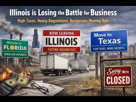 Report: Blame high taxes, excessive regulations for businesses fleeing Illinois