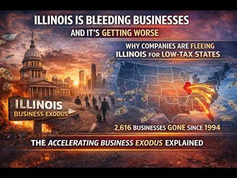 Illinois sees surge in business losses, ranks second after California