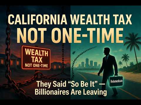 Caught On Tape: California Billionaire Tax Architect Admits Wealth Confiscation Could Go Further