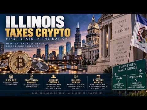 Illinois crypto tax: how to redomicile your company out of Illinois [step-by-step]